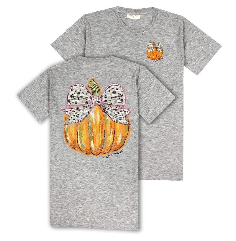 Bow Pumpkin - Fall - SS - F25 - Adult T-Shirt