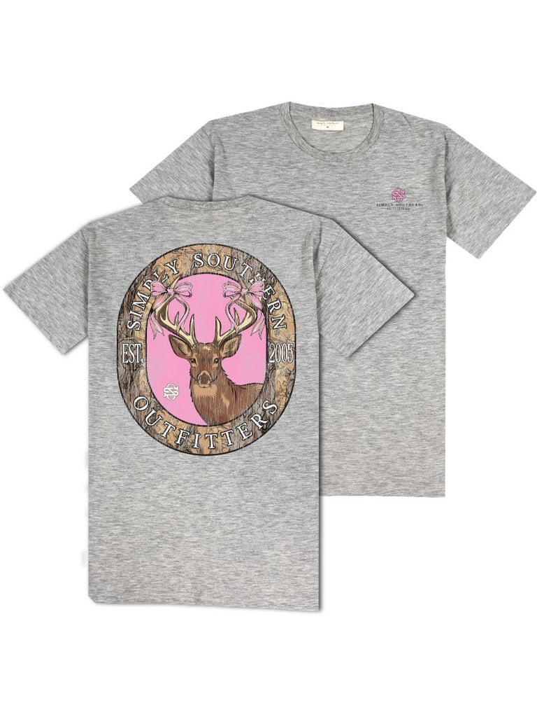 Camo Pink Deer Design - F25 - YOUTH T-Shirt