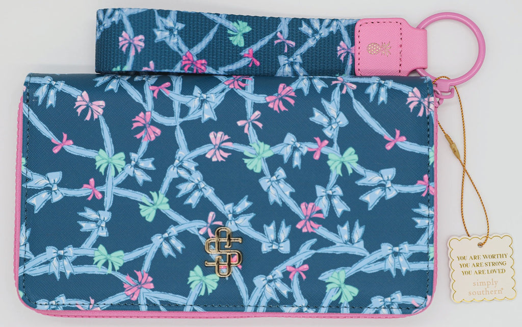 Designer Print Wallet with Matching Key Fob - F25 - Simply Southern
