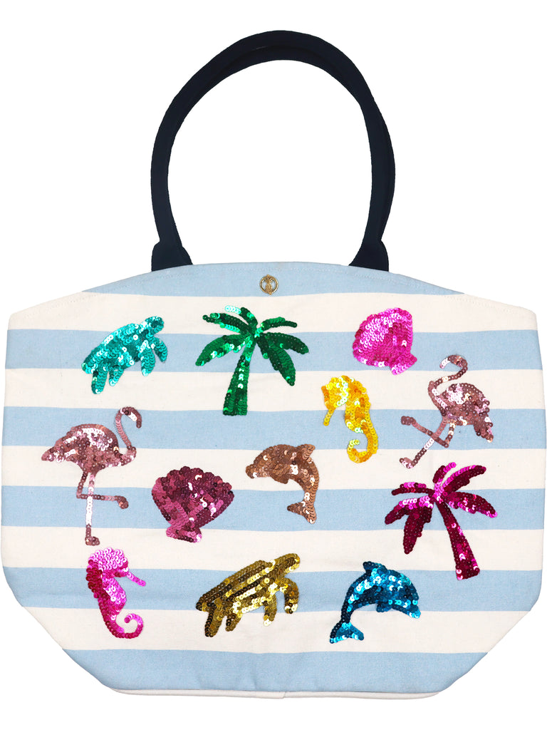 Embroidered Sequin Totes - S24 - Simply Southern