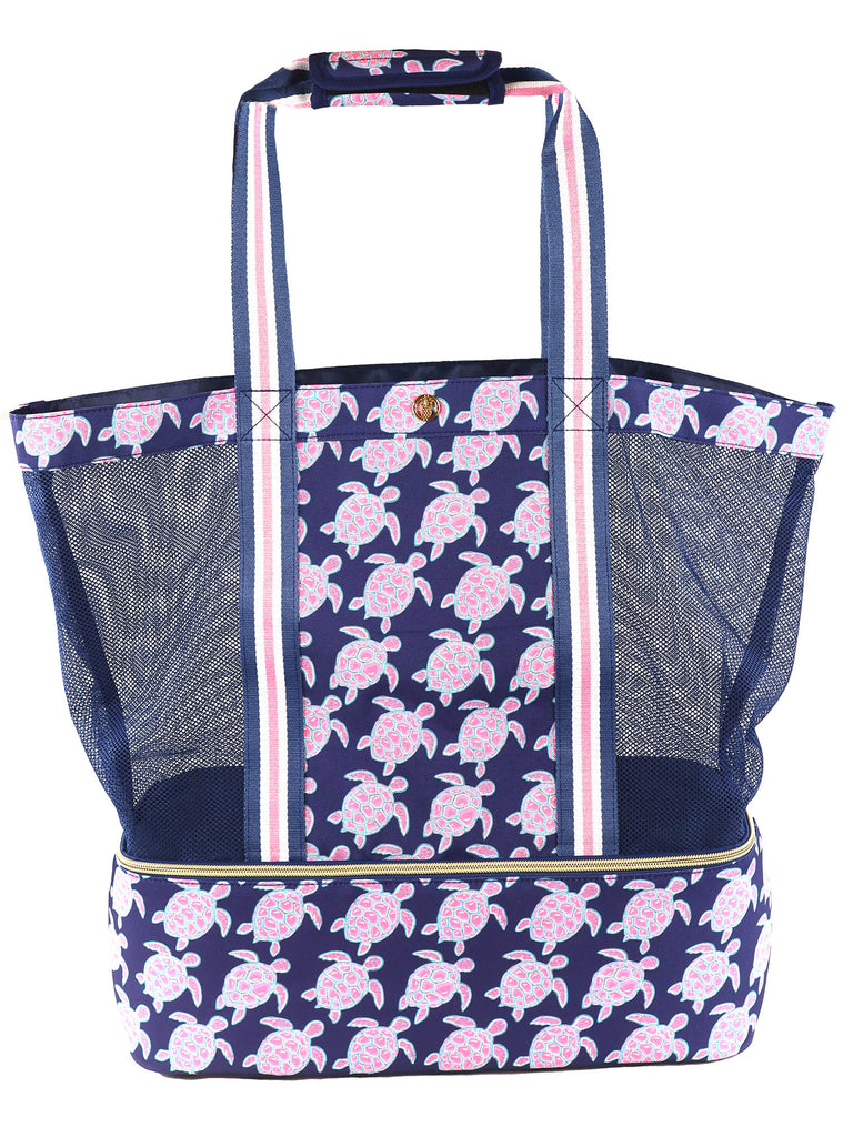 Cooler Mesh Bag with Carry Handles - S24 - Simply Southern
