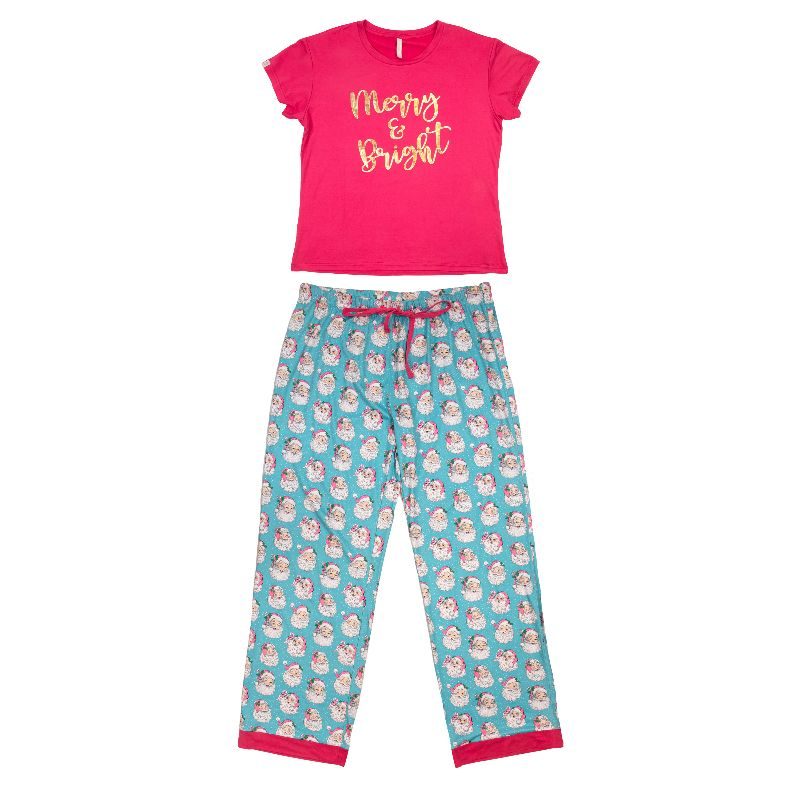 Merry & Bright - Santa - SS - F23 - YOUTH PJ Set