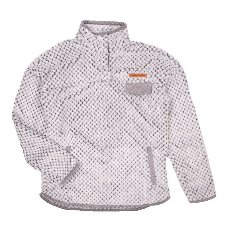 Simply Soft Sherpa - Frost Gray - Pullover - F23 - Simply Southern