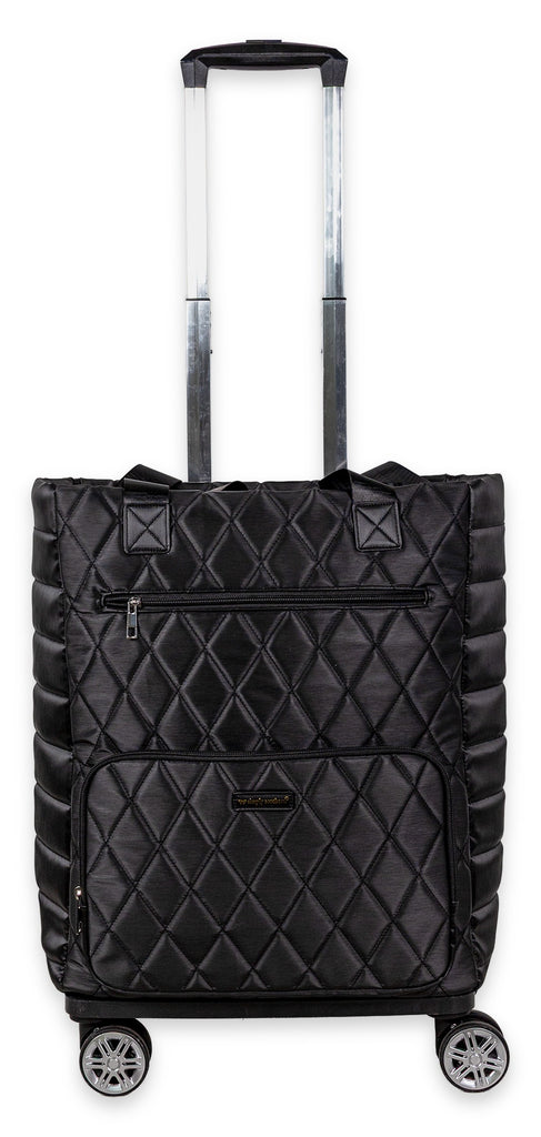 Swirl Quilted Convertible Rolling Tote - F26 - Simply Southern