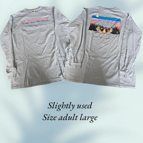Simply Southern - Be Kind, Brave and Fearless - Long Sleeve Shirt - Adult Size Large (M5)