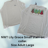 NWT Lily Grace- Long Sleeve - Christmas - Size Adult Large (M66)