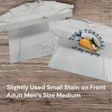 Slightly Used Simply Southern Men's T-Shirt - Taco Tuesday - Adult Size Medium (M94)