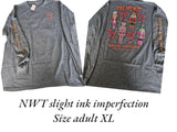 NWT Simply Southern - Long Sleeve Shirt - Nut Cracker- Adult Size X-Large (M37)