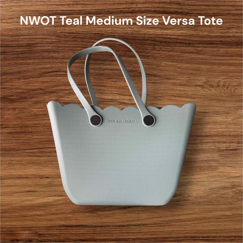 NWOT - Medium Size Teal Versa Tote -(M116)