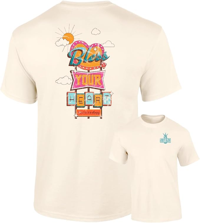 Vintage Sign Bless Your Heart - Adult T-Shirt - Southernology