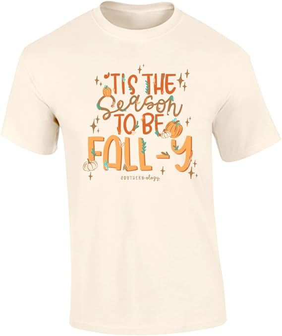 'Tis The Season to be Fall-y' - Pumpkins - Adult T-Shirt - Southernology