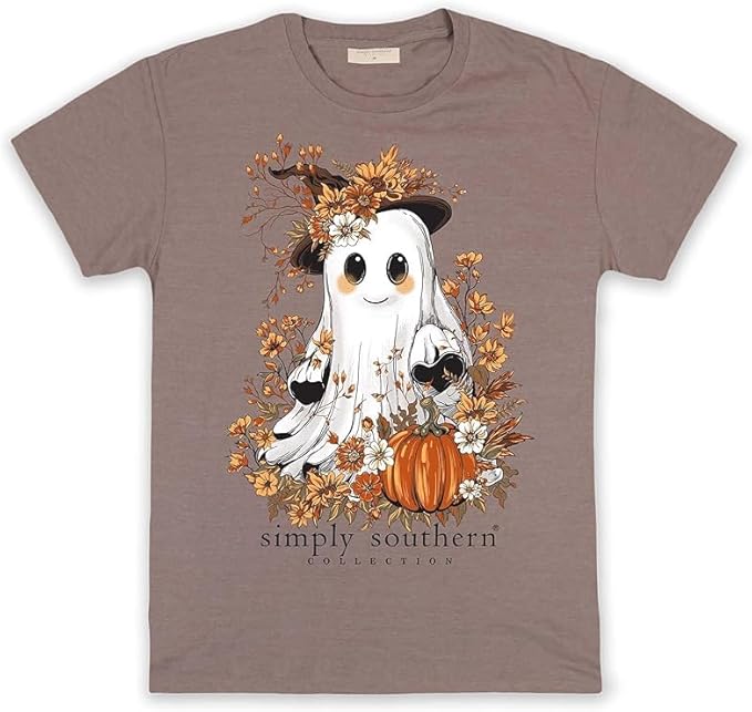 Ghost - Pumpkin - Sunflowers - Wildflowers  - S24 - SS - YOUTH T-Shirt