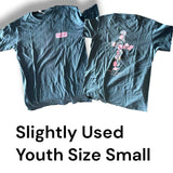 Slightly Used Simply Southern Youth T-Shirt - Shell Cross -  Youth Size Small- (M141)