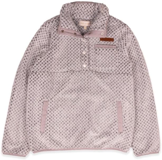 YOUTH Simply Soft Sherpa - Frost Grey - Pullover - F25 - Simply Southern