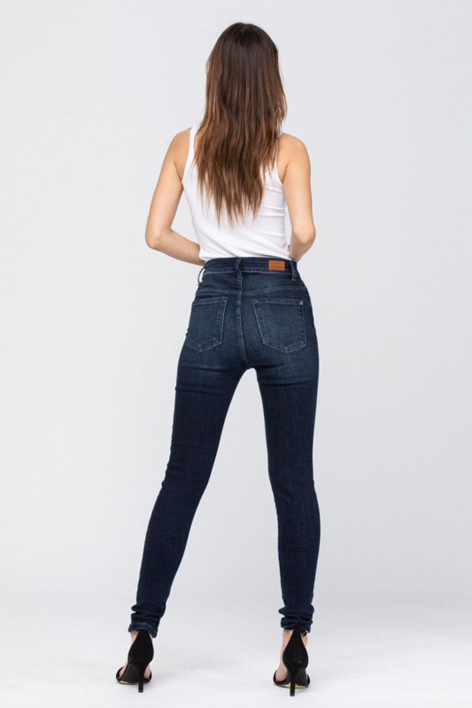 Hi-Rise Super Dark Skinny Jeans - 82132 - Judy Blue