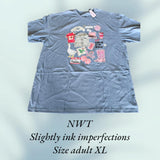 Simply Southern -NWT Short Sleeve Shirt - Decals - Adult Size X-Large (M23)