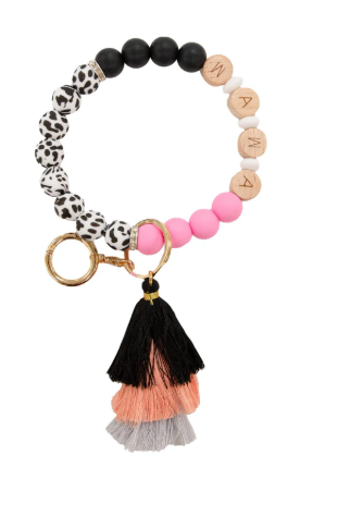 Bead Bangle Silicone - F23 - SS