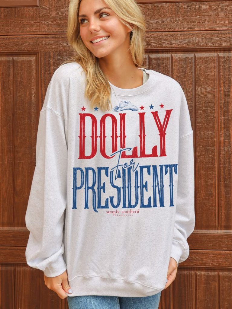 Dolly For President - Crew Neck Sweatshirt - F24 - Adult Crew
