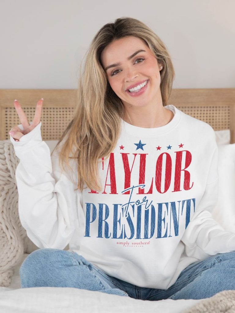 Taylor For President - Crew Neck Sweatshirt - F24 - Adult Crew