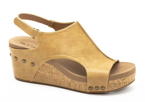 Carley Mixed Berry Glitter Smooth Sandal - Boutique by Corkys