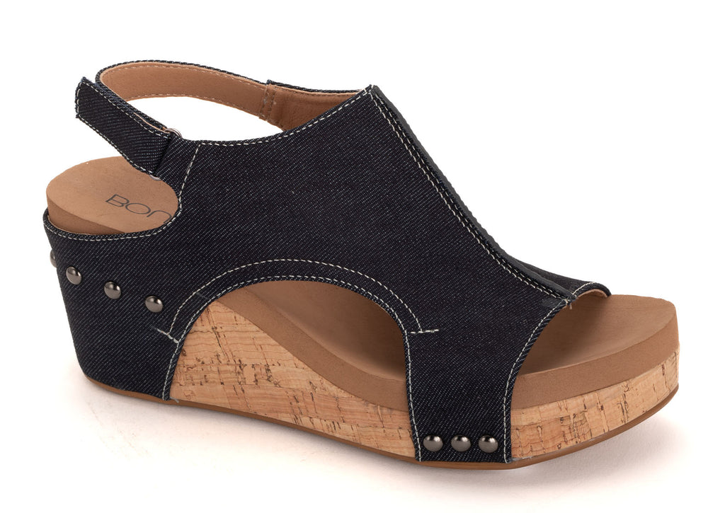 Carley Denim Sandal - Boutique by Corkys