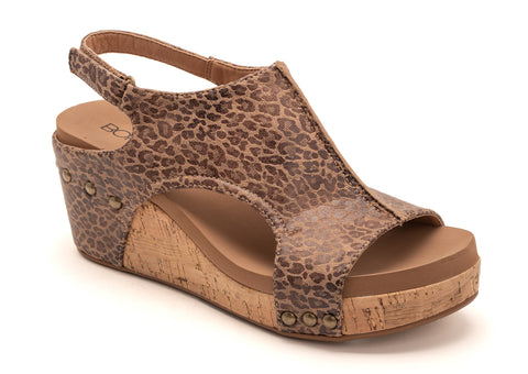 Carley Mixed Berry Glitter Smooth Sandal - Boutique by Corkys