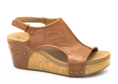 Carley Mixed Berry Glitter Smooth Sandal - Boutique by Corkys