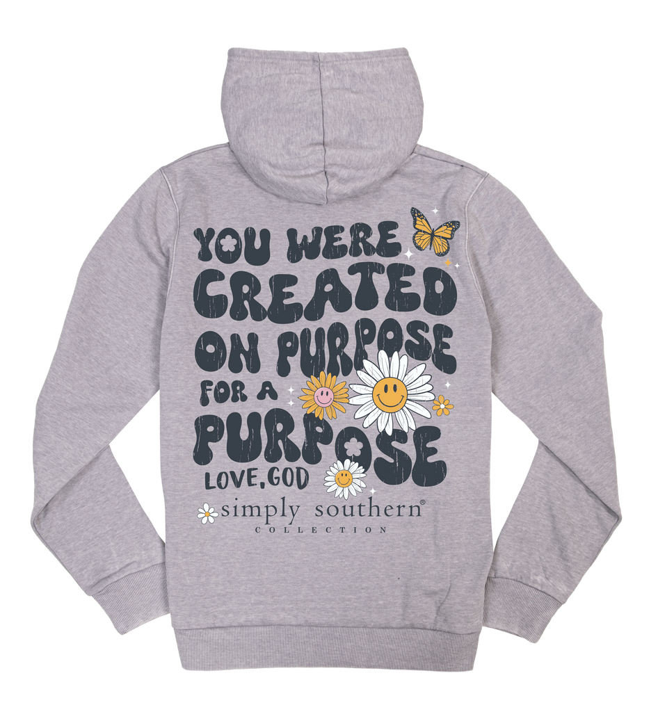 You Were Created On Purpose For A Purpose Love God - SS - F23 - Adult Hoodie