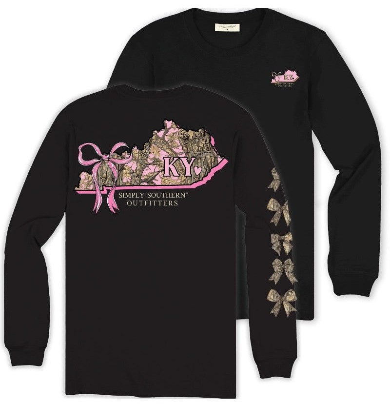 Kentucky Home - Camo - Bow - SS - F25 - Adult Long Sleeve