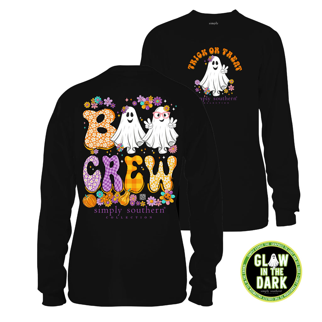 Boo Crew - Trick or Treat - Happy Halloween - SS - Adult Long Sleeve