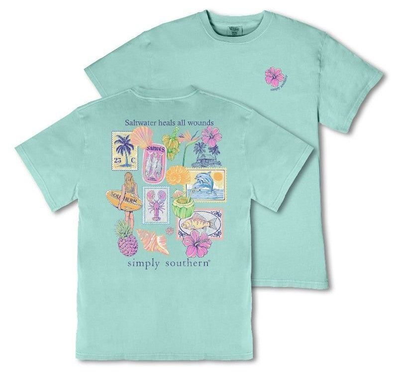 Saltwater Heals All Wounds - S26 - SS - Adult T-Shirt