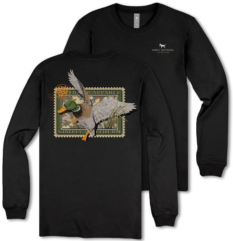 Duck Stamp - Camo - SS - F25 - YOUTH Long Sleeve