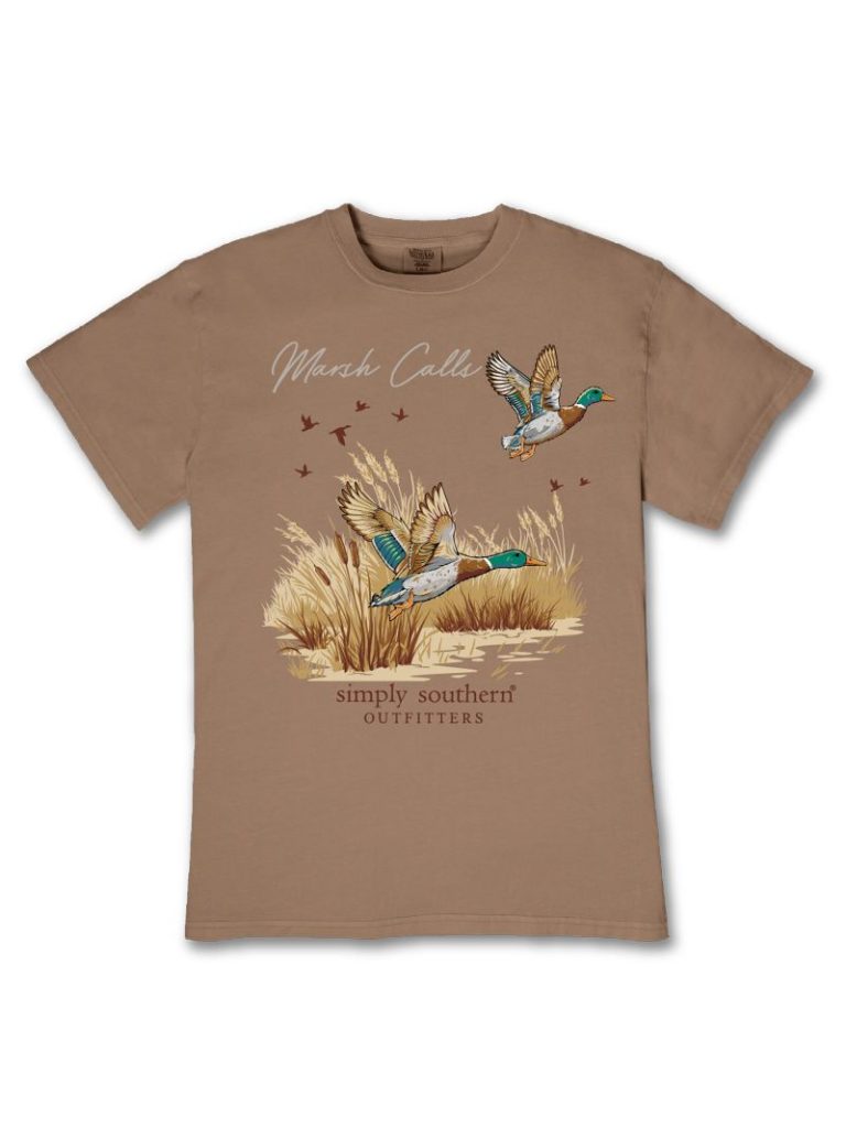 Marsh Calls - Ducks - Swamp - S26 - SS - Adult T-Shirt