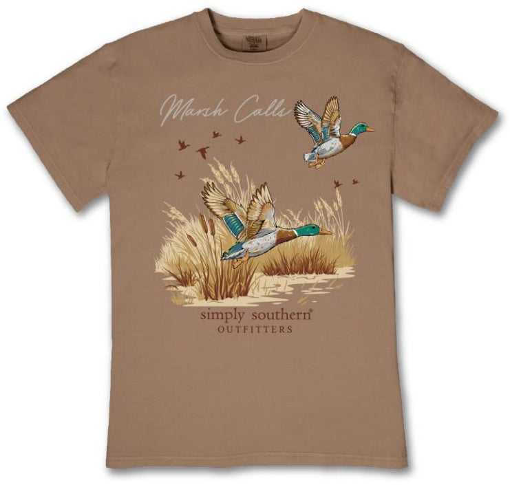 Marsh Calls - Ducks - Swamp - F26 - SS - Adult T-Shirt
