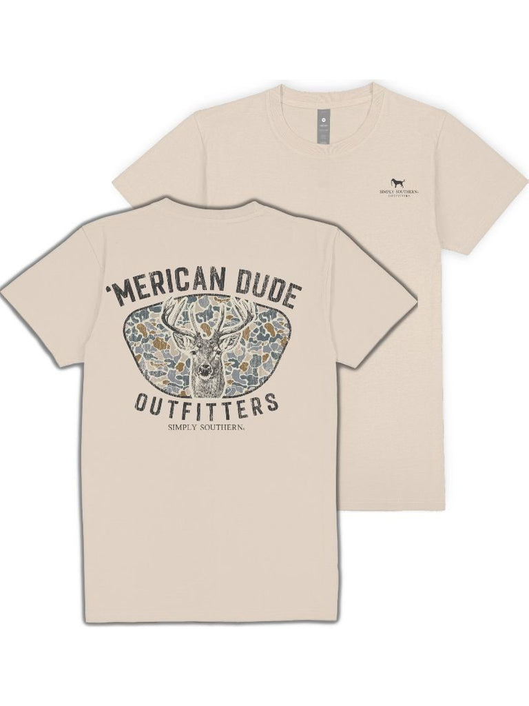 Merican Dude Outfitters - Deer Camo - SS - F25 - Adult T-Shirt