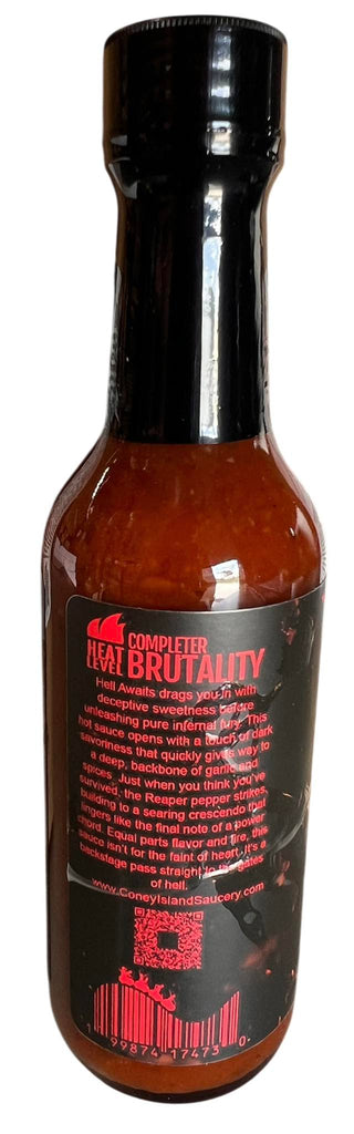Slayer Hell Awaits Carolina Reaper Hot Sauce 5oz **New Product**