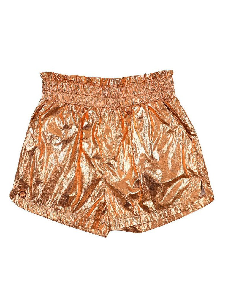 Metallic Shorts - Gold - SS - S24 - Adult Shorts
