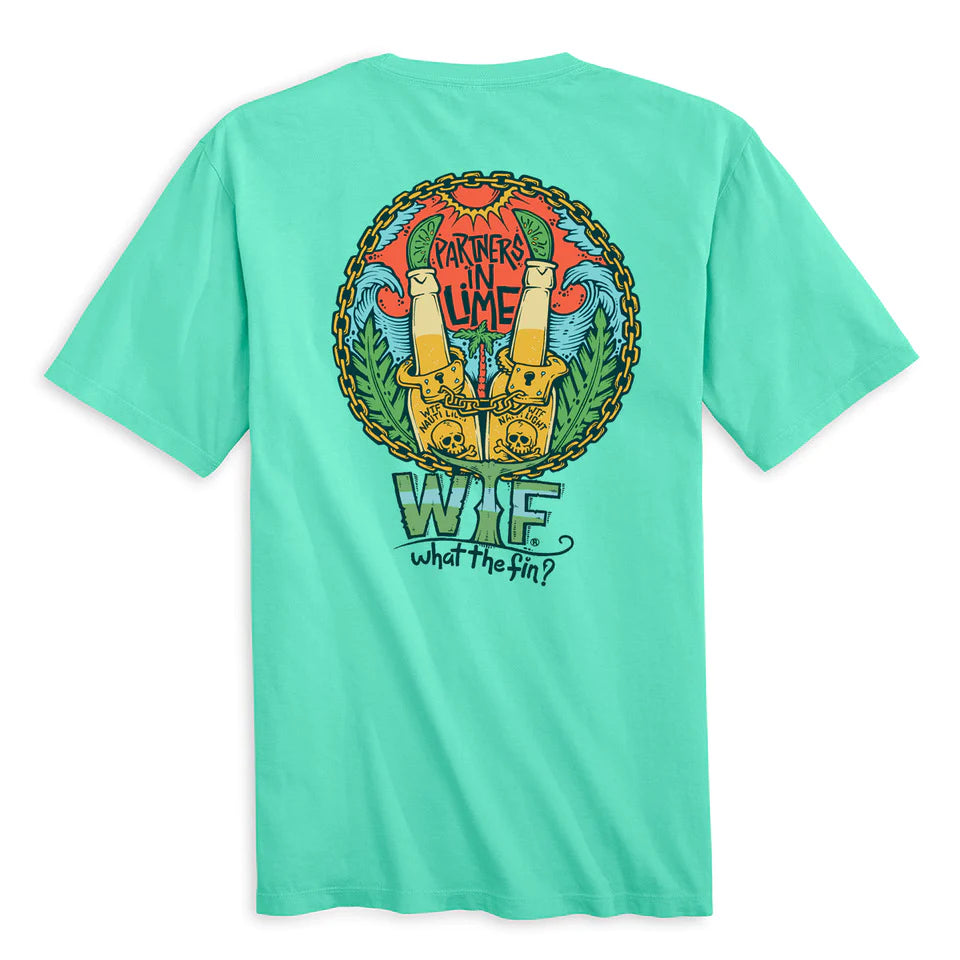 Partners In Lime - Adult T-Shirt - What The Fin