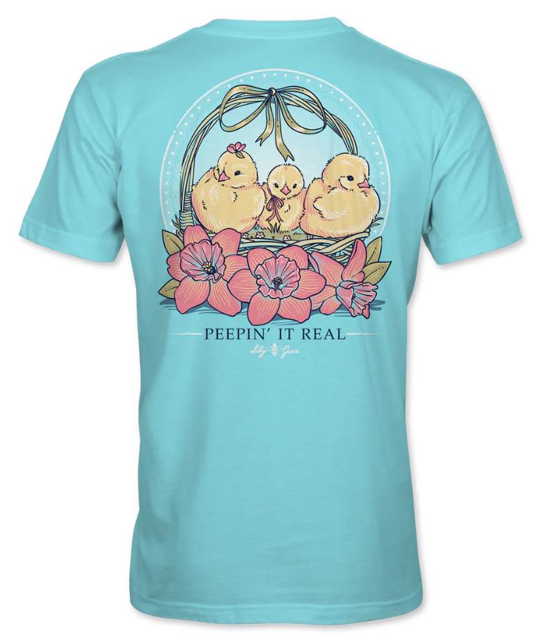 Peepin' It Real - Adult T-Shirt - Lily Grace