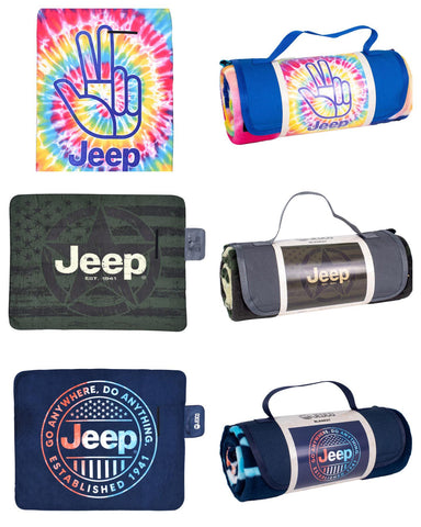 Polar Fleece Roll Up Blanket - Jeep®