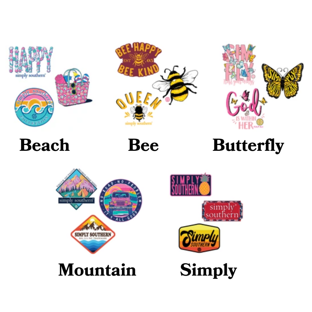 Decals 3 Pack - SS - S21 - Simply Southern