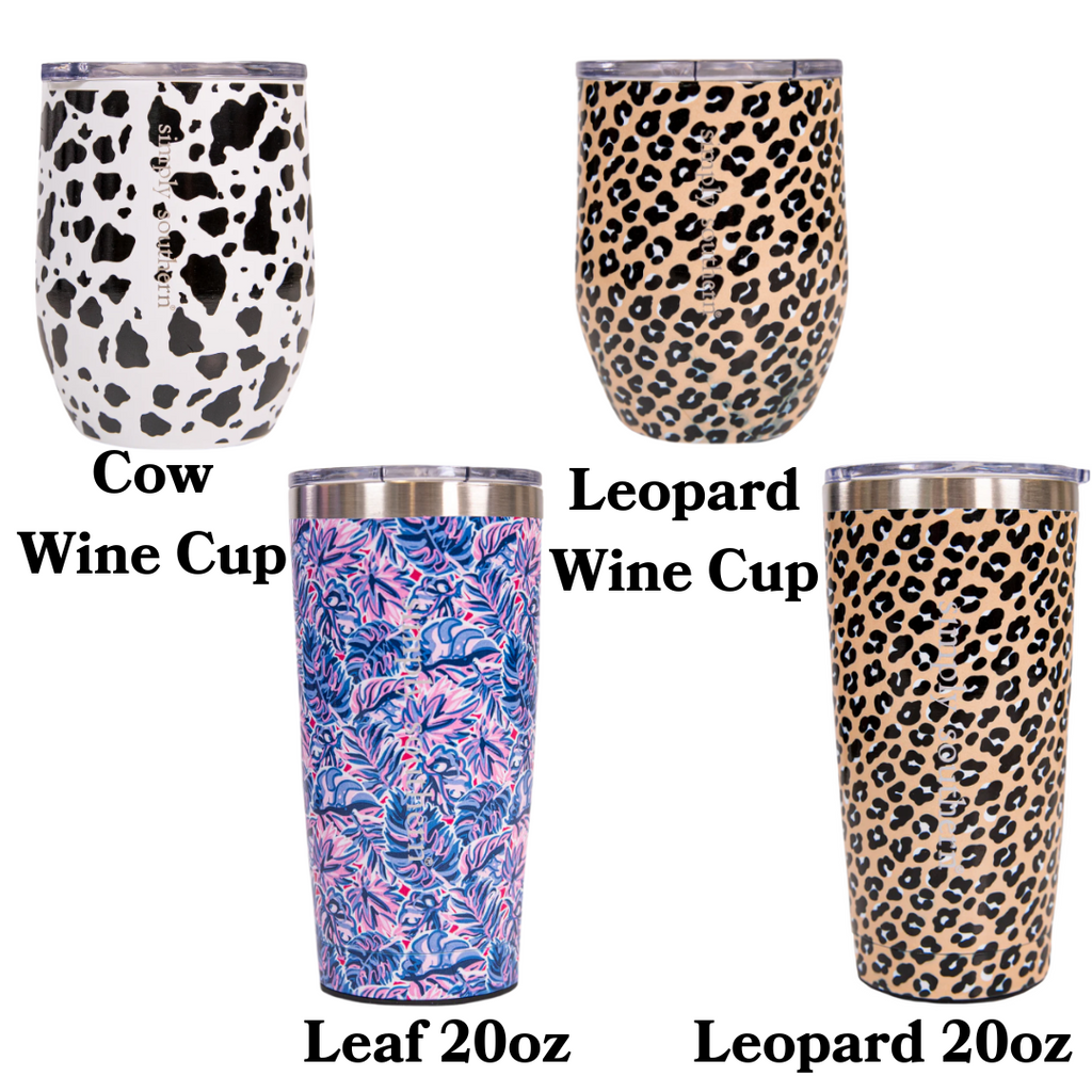 Wine Tumbler and 20 oz & 30 oz Tumbler - Simply Southern - 24 hours cold / 8 hours hot