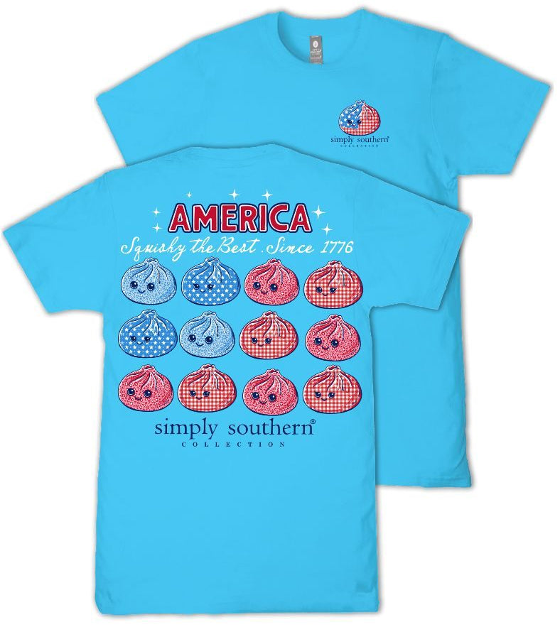 America Squishy The Best - Since 1776 - Dumplings - USA - F26 - SS - Adult T-Shirt