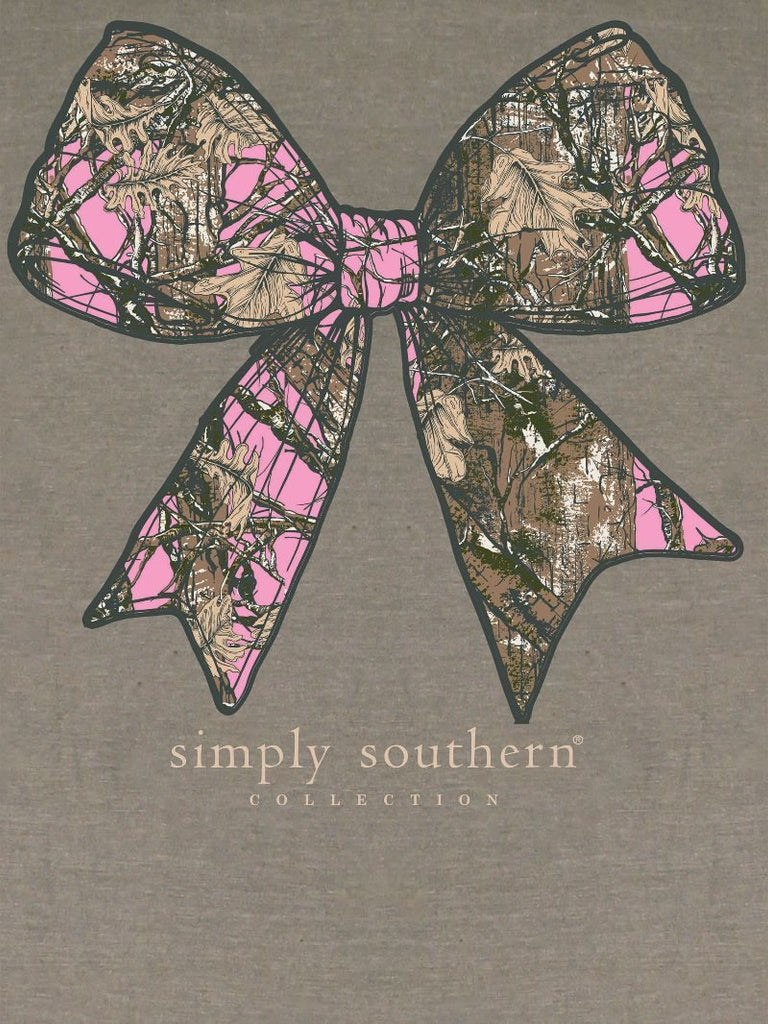 Pink Camo Bow - SS - S25 - Adult T-Shirt