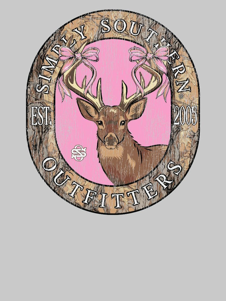 Pink Camo Deer Buck - SS - F25 - Adult T-Shirt