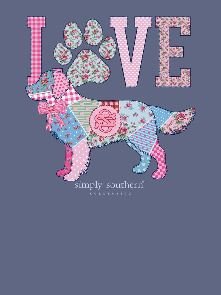 Dog Love - Paw - Patchwork - Bow - S26 - SS - YOUTH T-Shirt