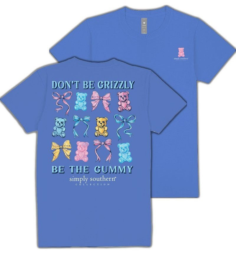 Don't Be Grizzly Be The Gummy, Bear and Bows - SS - F25 - Adult T-Shirt