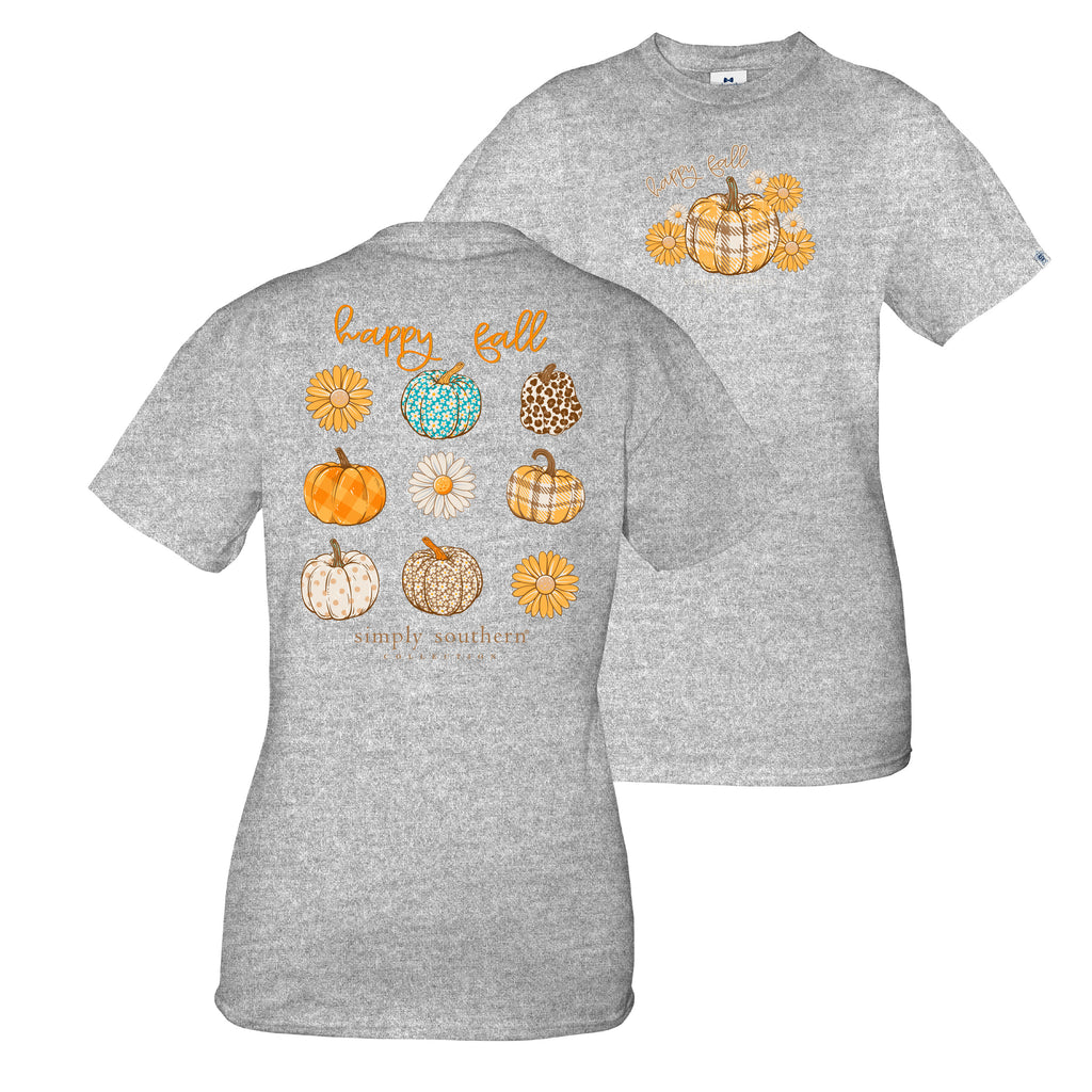 Happy Fall - Pumpkins - S23 - SS - Adult T-Shirt