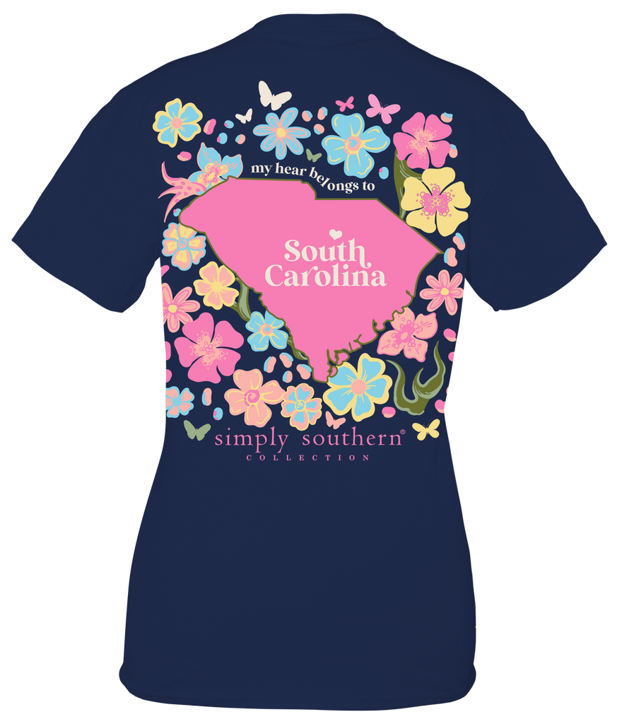 SC - My Heart Belongs To South Carolina - SS - S24 - YOUTH T-Shirt