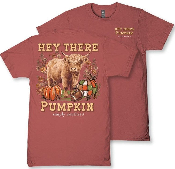 Hey There Pumpkin - Highlander - Football - S26 - SS - YOUTH T-Shirt